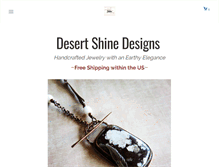Tablet Screenshot of desertshinedesigns.com